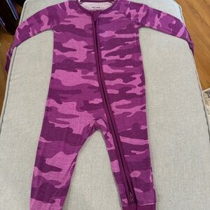 HTF Pink/Purple Camo Little Sleepies Zippy 3-6mo